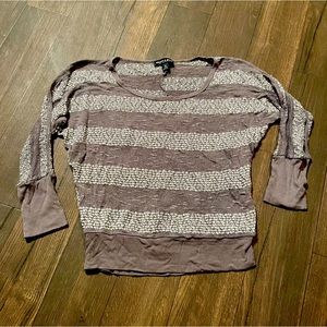 Striped Cropped Blouse | About A Girl